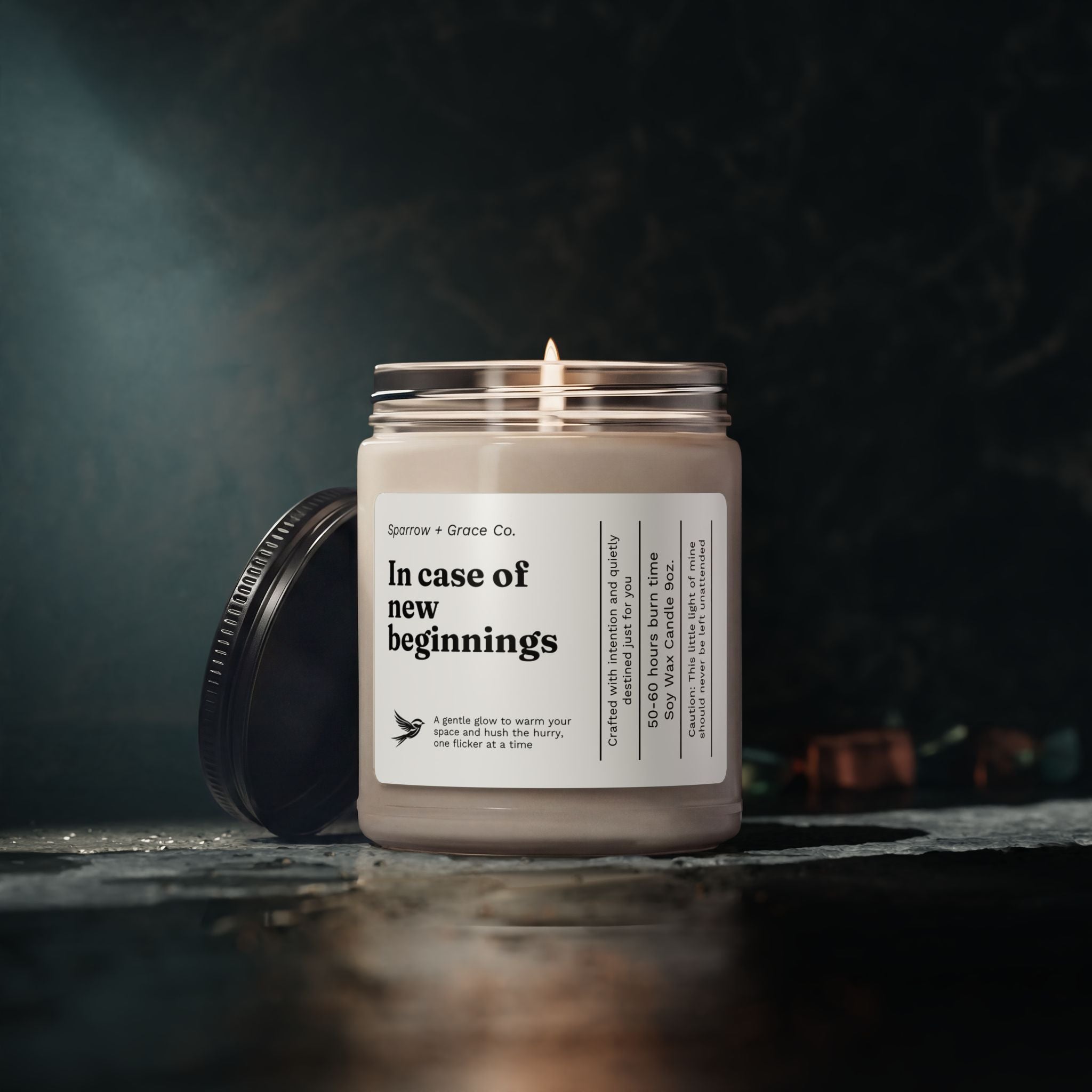 New Beginnings | Inspirational Soy Candle 9oz