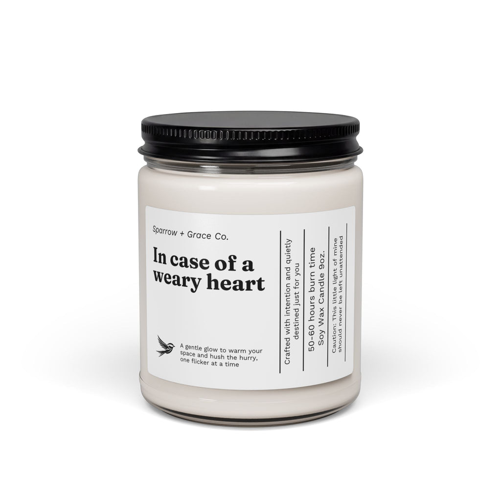 A Weary Heart | Inspirational Soy Candle 9oz