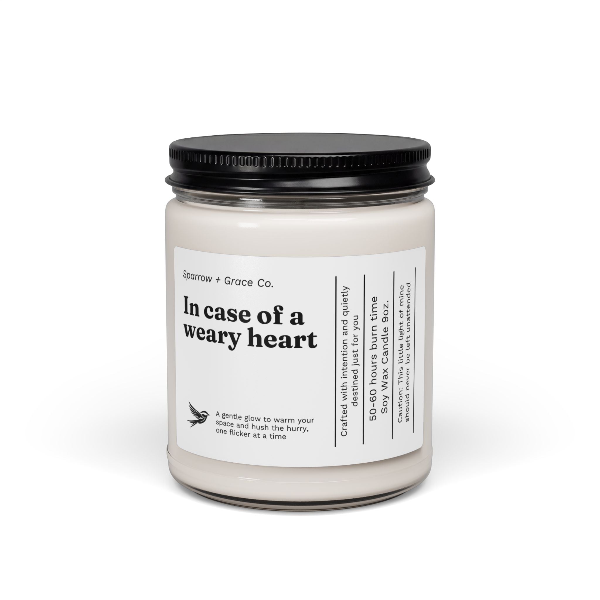 A Weary Heart | Inspirational Soy Candle 9oz