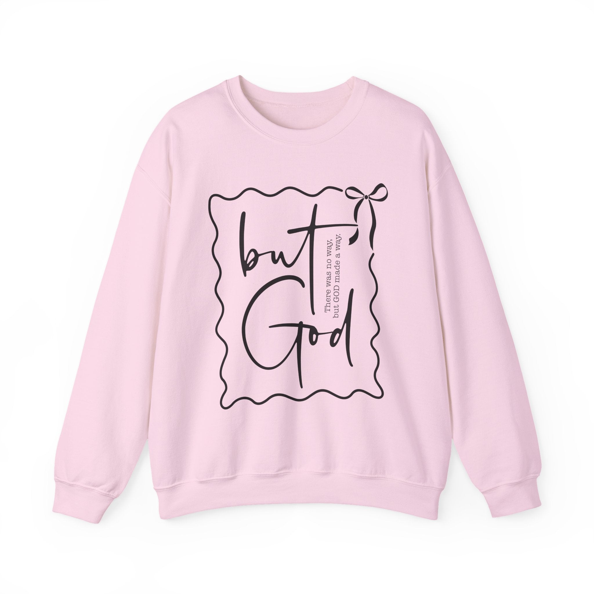 But, God | Cozy Faith Crewneck Sweatshirt